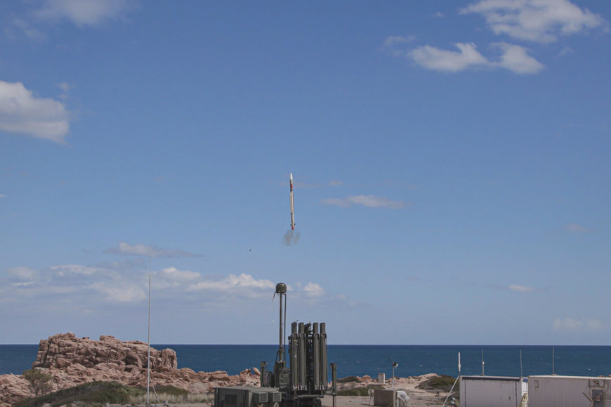 MBDA: SUCCESSFUL QUALIFICATION FIRING OF GRIFO SYSTEM WITH CAMM-ER MISSILE